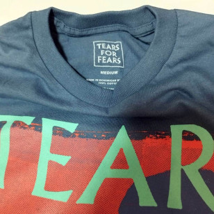 Tears For Fears - Songs From The Big Chair Blue Photo Official T Shirt ( Men M, L, XL ) ***READY TO SHIP from Hong Kong***